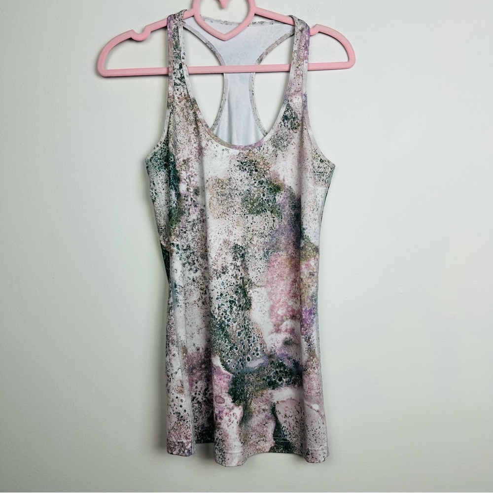 lululemon athletica cool racerback sugar crush Luon light Multicolor Tank Top